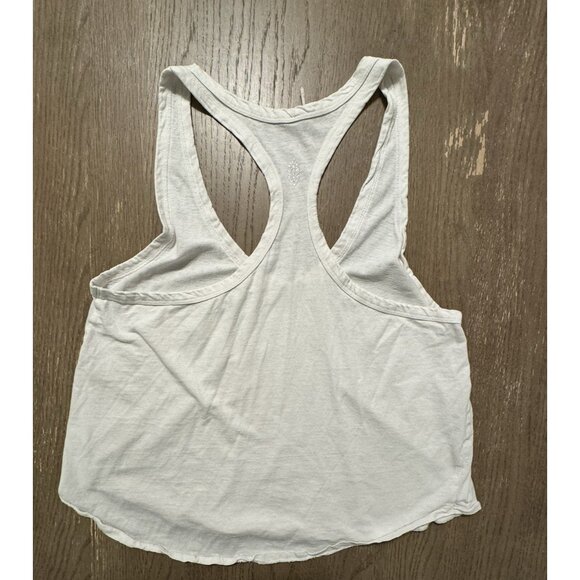 Free People Movement Size Small 2 Tank Tops Black White Racerback Deep V Boho - Picture 9 of 9